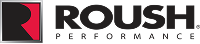 Roush Performance logo featuring stylized "R" design in red and black.